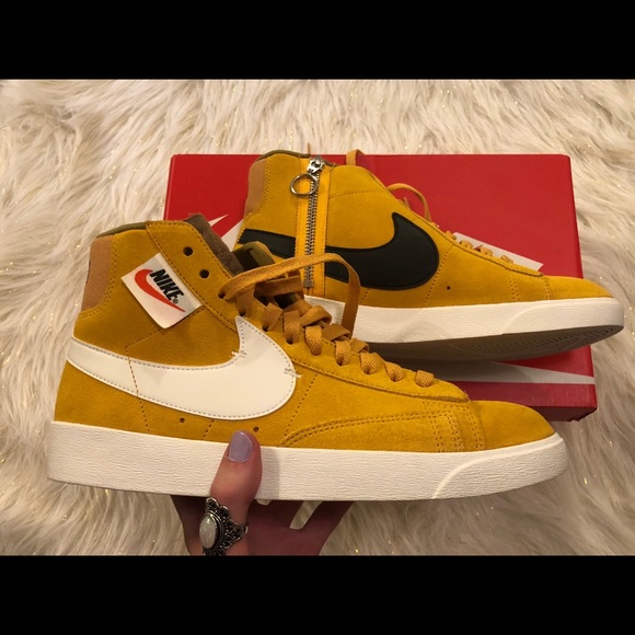 Brand new yellow nike blazers 💖 - Picture 2 of 5